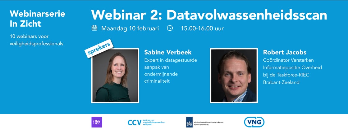 Banner nieuwsbrief CCV - Aankondiging webinar Datavolwassenheidsscan